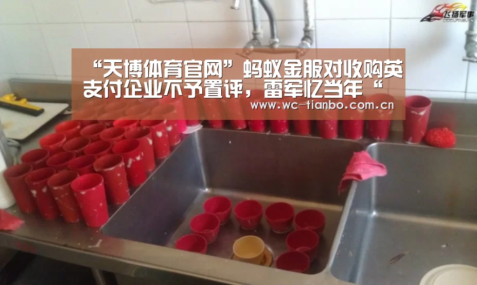 “天博体育官网”蚂蚁金服对收购英支付企业不予置评,雷军忆当年“被迫”当金山CEO往事|雷锋早报(图2) 天博体育app